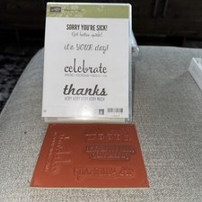 Stampin Up Fabulous Four 134174 with 4 clear mount stamps