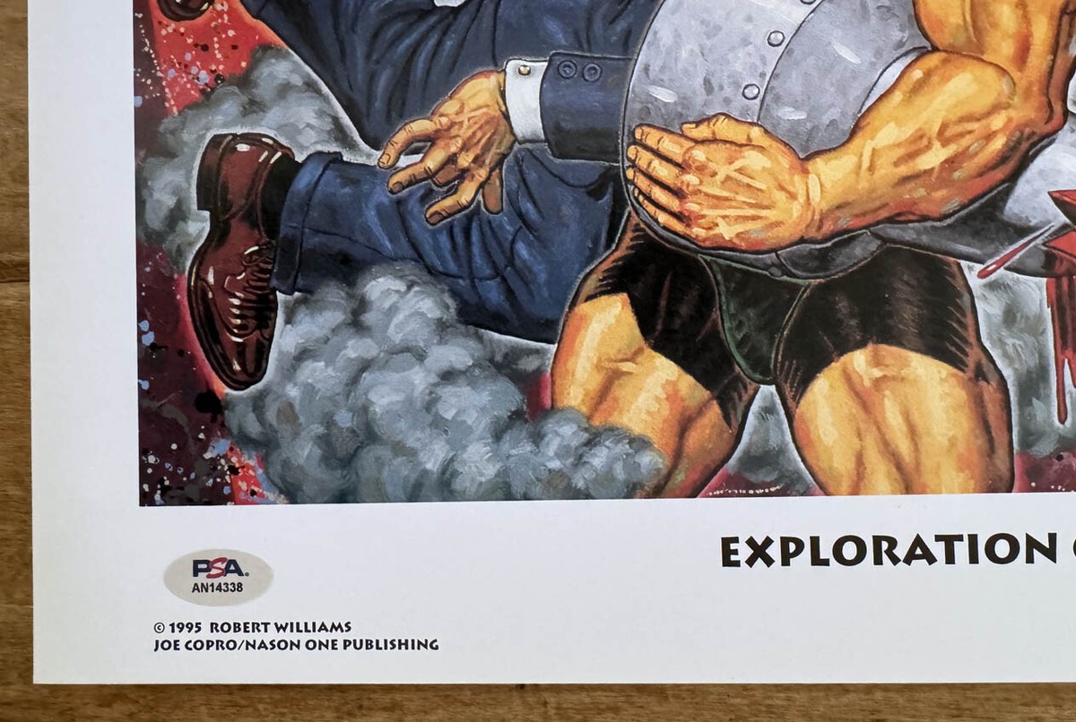 Robert Williams Signed 21 x 18 Exploration Of The Subconscious On