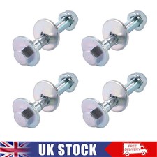 4x Upper Rear Suspension Eccentric Bolt Nut Set Camber For VW Audi WHT000227