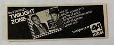 1980 KBHK tv ad~ Rod Serling's TWILIGHT ZONE Jonathan Winters, Jack Klugman