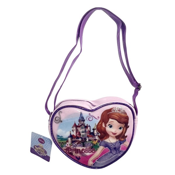Handtasche Herz Schulter MäDchen Prinzessin Sofia Disney Tasche 20X18X6Cm-image