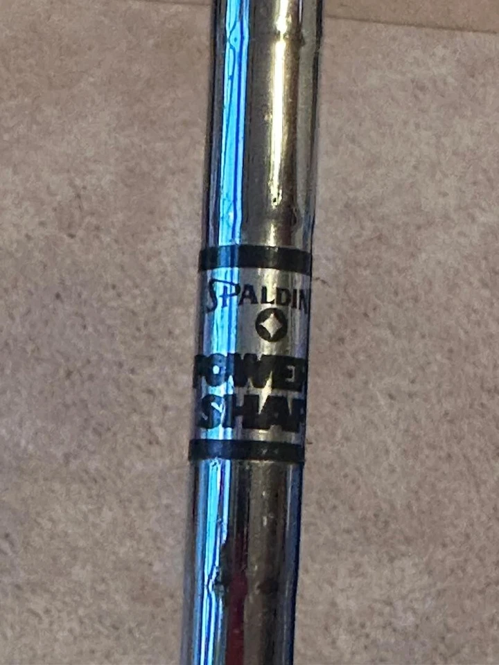 SPALDING CANNON #9 IRON WITH A REG FLEX STEEL SHAFT VICT GRIP - Image 3 of 4
