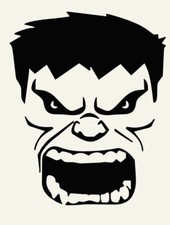 Hulk Angry Face Avengers Funny Vinyl Decal Car Window Sticker Laptop Bumper 8 Hulk Angry Face Avengers Funny Vinyl Decal Car Window Sticker Laptop Bumper 8