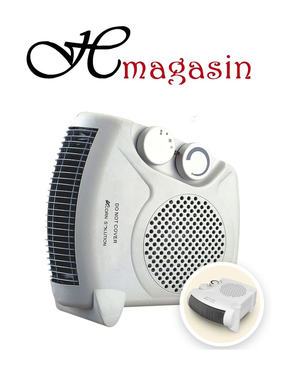 Fan Heater 2KW 2000W Portable SILENT Electric FH06 Hot u0026amp; Cold Air  Upright | eBay
