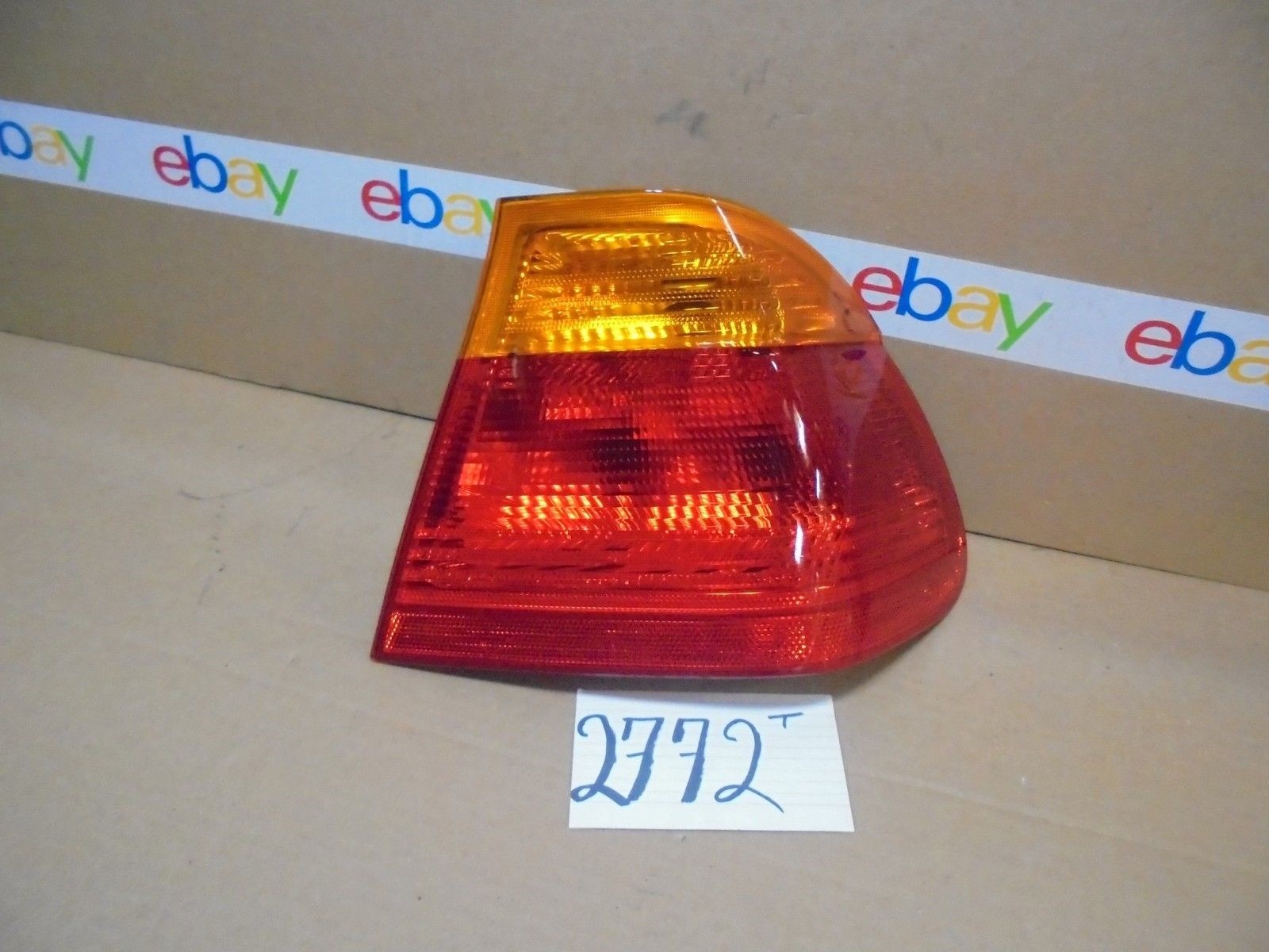 99 00 01 BMW 323i PASSENGER Side Tail Light Used Rear Lamp #2772-T