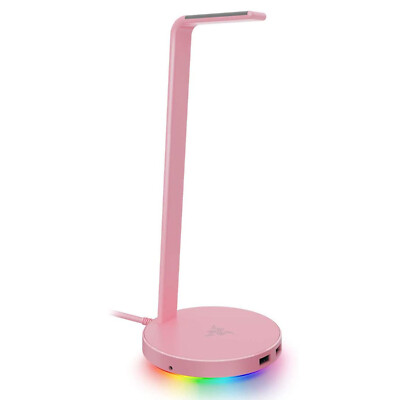 RAZER Base Station Chroma V2 Quartz Kopfhörerständer USB/Audio RGB Quarzpink