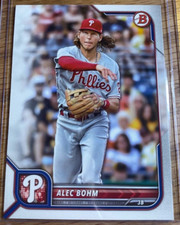 2022 Bowman Baseball Alec Bohm #31 Base/Paper Philadelphia Phillies - Near Mint