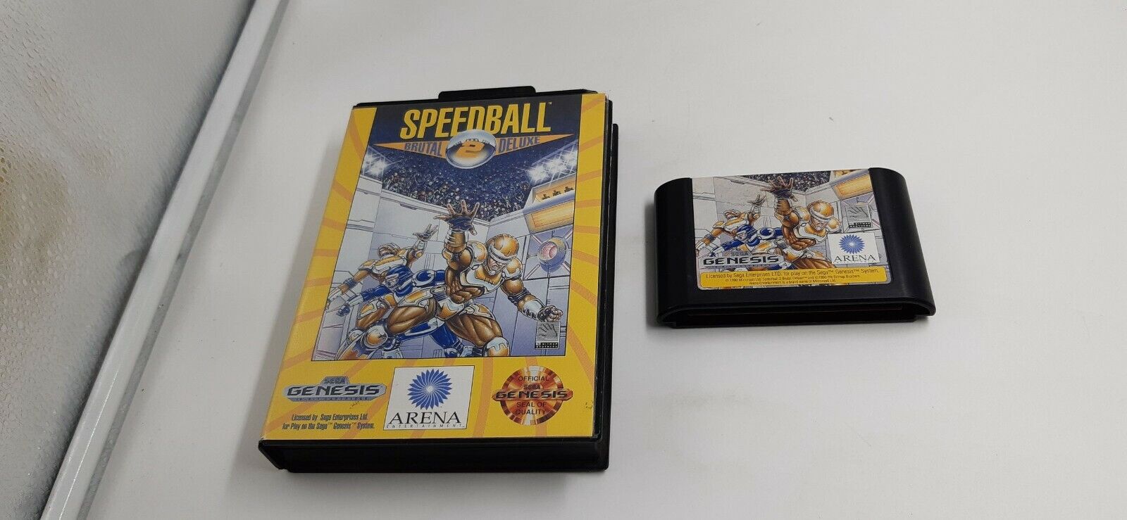 Jeu Sega Megadrive Mega Drive Genesis Speedball 2 Brutal Deluxe
