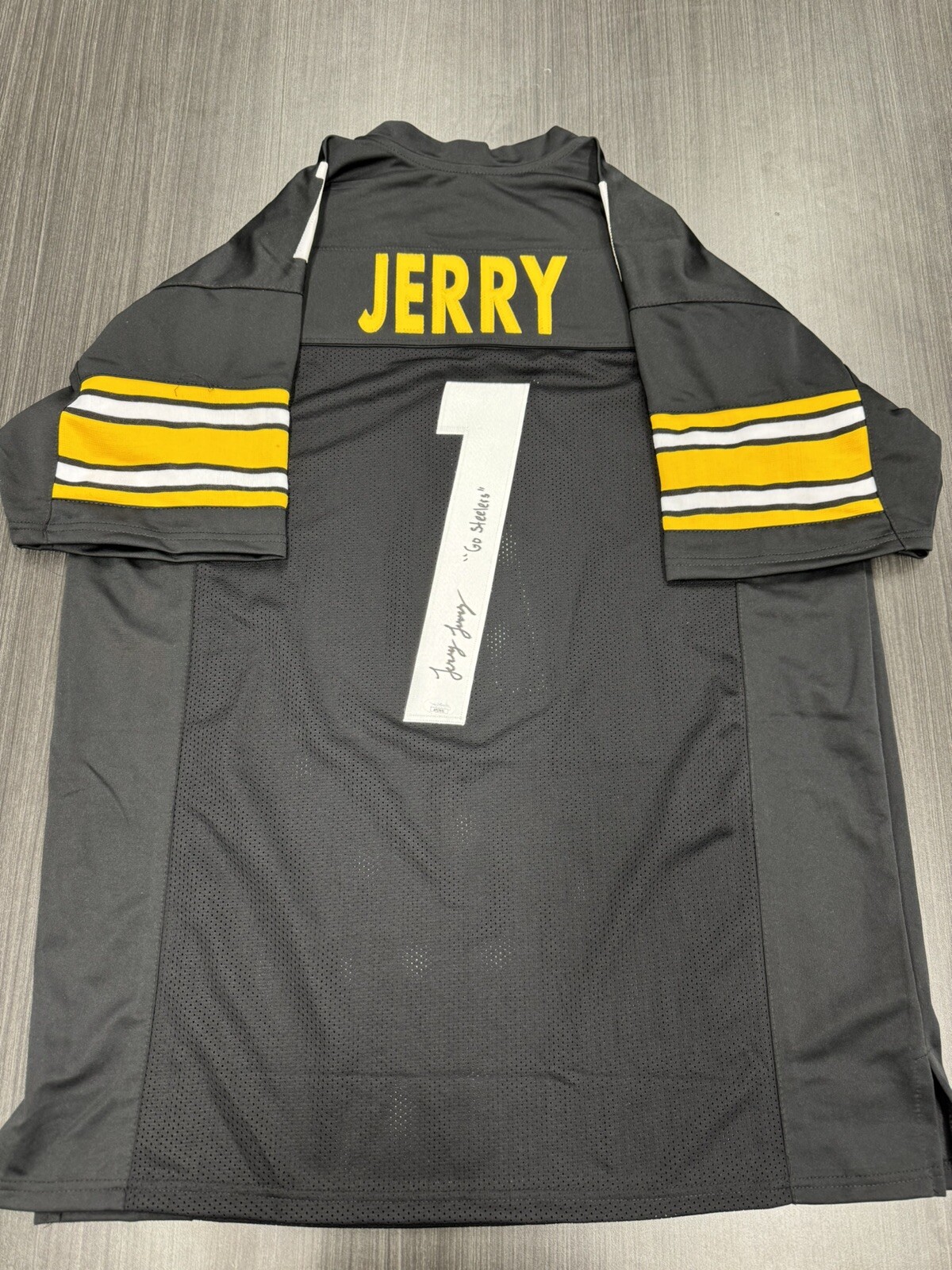 Jersey Jerry Signed Pittsburgh Steelers Custom Jersey JSA COA eBay