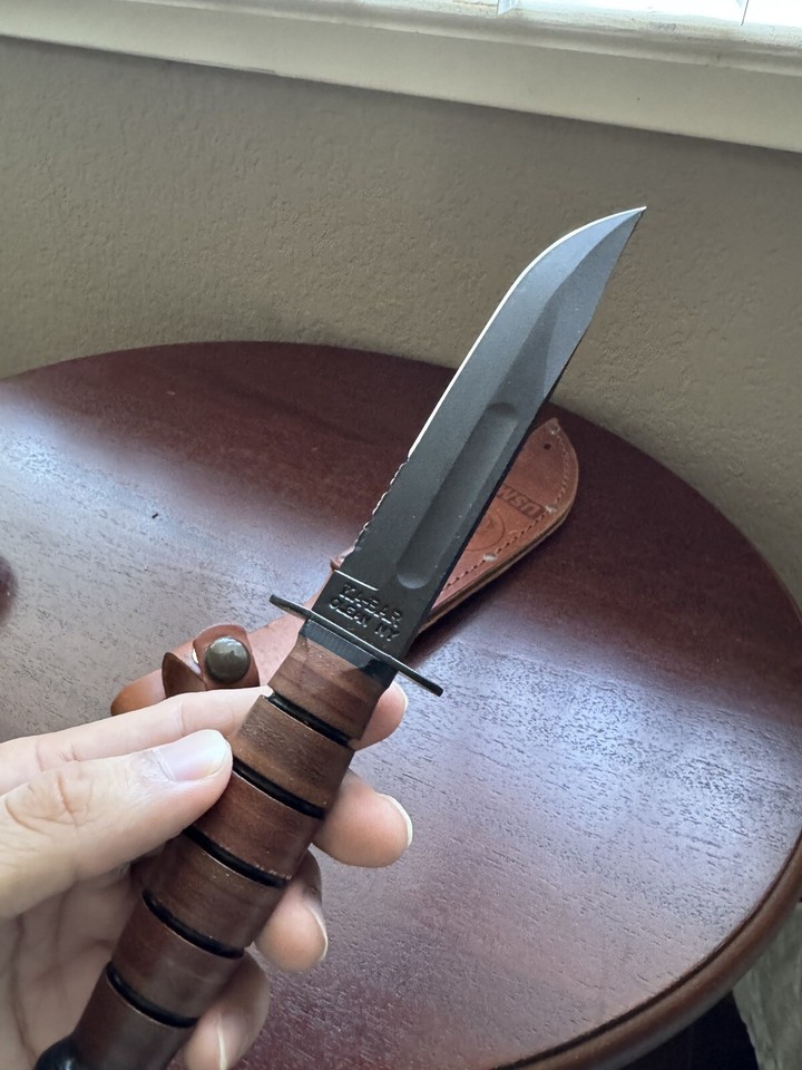 kabar fixed blade knife usmc eBay