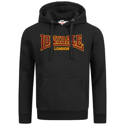 Hoodie Lonsdale À Capuche Couleur : Noir Taille XL 2XL 3XL Londres 117030 - Photo 1/4