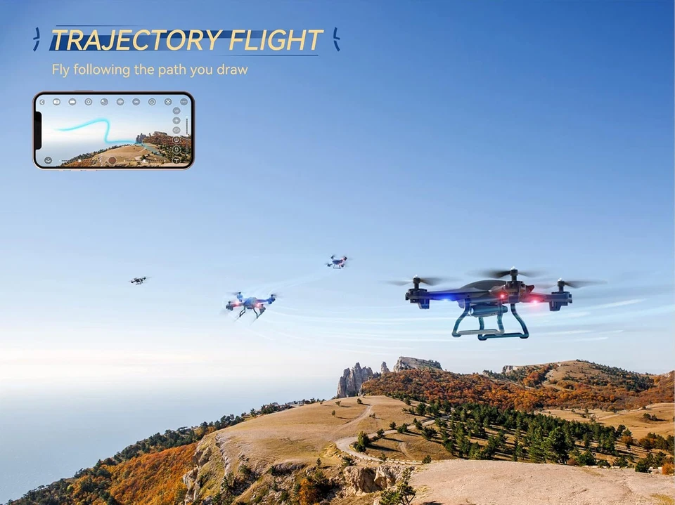 UranHub Drone with Camera for Adults HD 2K Live Video Drone for Beginners and - Image 4 of 4