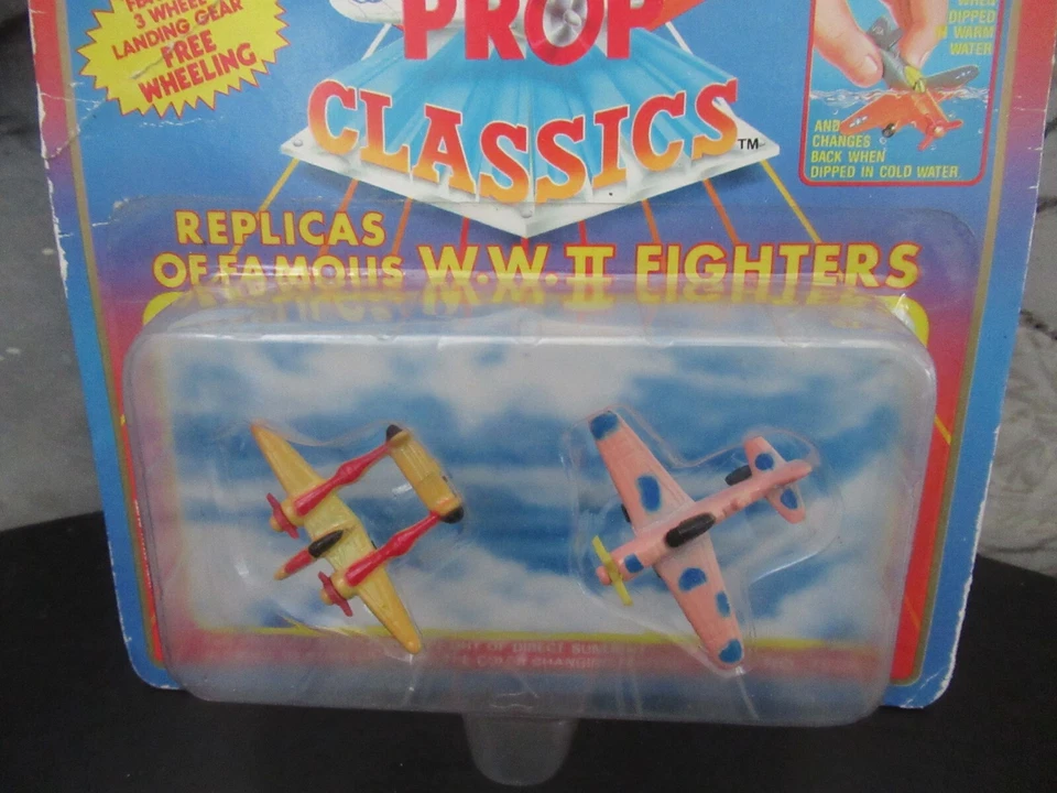 1989 Mini Prop Classics Color Change WWII Fighters NEW PLANES - Image 3 of 4