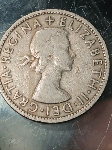 Elizabeth II Florin Two Shillings Coin 1956 Great Britain - Picture 2 of 2