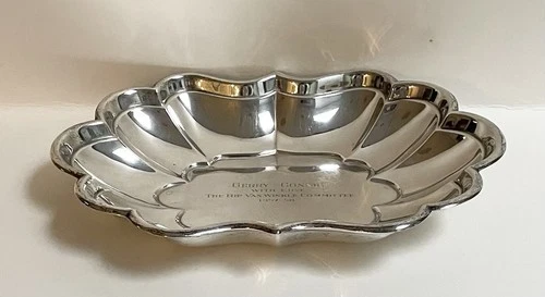 Antique Reed & Barton Sterling Silver Windsor oval vegetable bowl 12" - 437g