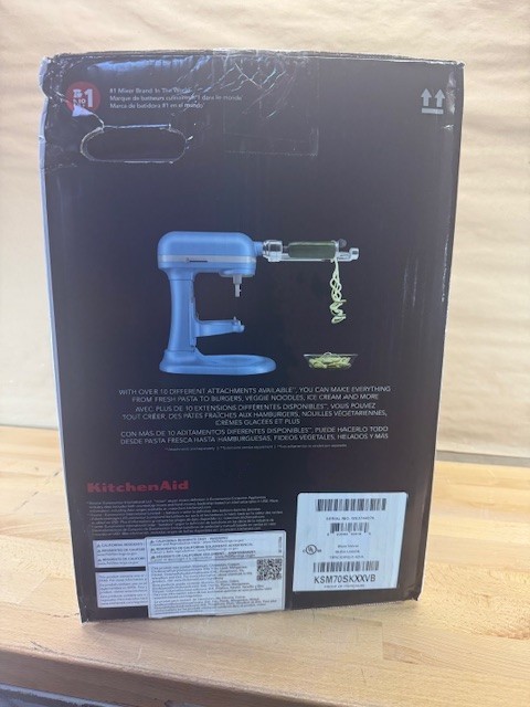 KitchenAid 7 Quart Bowl-Lift Stand Mixers with Accessories, Blue Velvet, KSM70SK