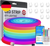 BTF-LIGHTING WS2811 Rgb Adressierbare 360 Grad Neon Led Tube Kits 5M 50Leds/M 5V