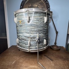 Ludwig Floor tom drum 1960s - oyster pearl