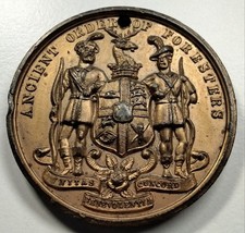 1882 PRESTON GUILD ANCIENT ORDER OF FORESTERS MEDAL