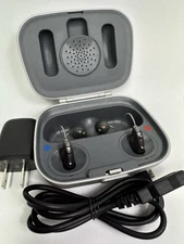 Uniton Moxi Bluetooth Hearing Aids Left Right with Rechargeable Case