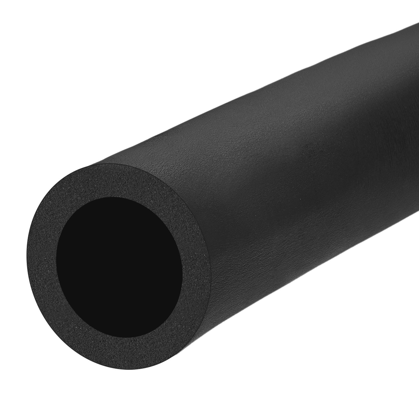 Pipe Insulation Foam Tube, 89mm ID 30mm Thick 6.6Ft Pipe Cover Wrap Roll [Black]