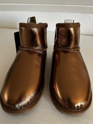 Original Emu Boots Kupferbronze Lammfellfutter Gr. 38 Im Original Karton