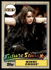2017 Topps WWE Heritage #R-3 Nikki Cross NXT Future Stars