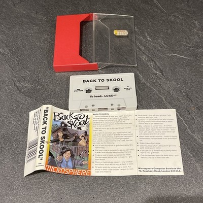 Back to School Microsphere ZX Spectrum Cassette - Red Housing microsphere 