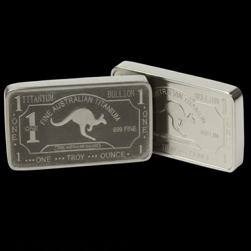 1 oz Titanium Bar "Kangaroo" - 1 oz Titanium Bar Ounce Titanium Kangaroo Investment