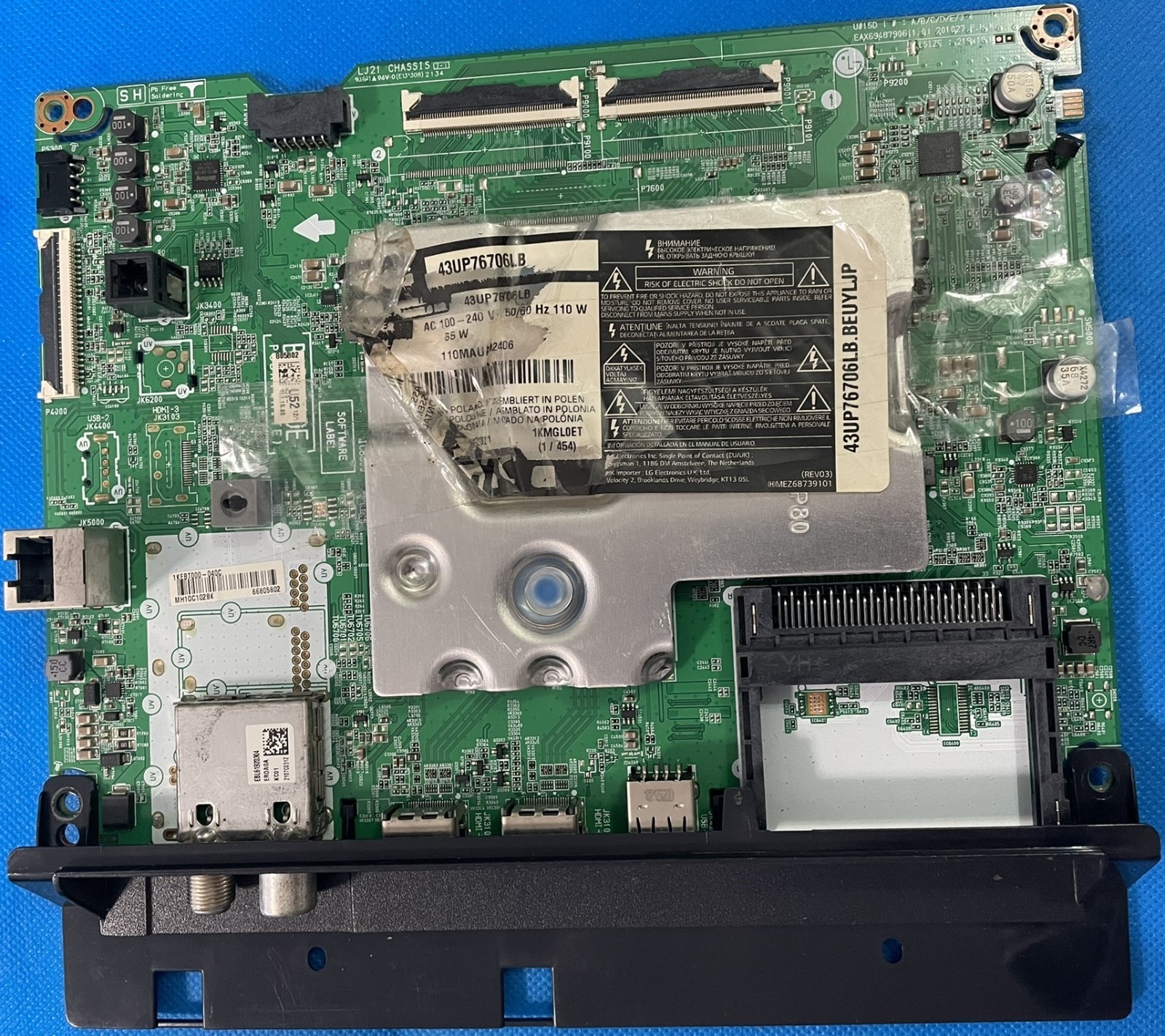 Ricambi Smart TV LG 43UP76706LB foto 6