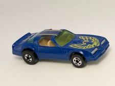 Vintage Hot Wheels 1977 Trans Am Pontiac Hot Bird Rare Blue Firebird Hong Kong
