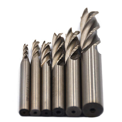 1/8'' 3/16'' 1/4'' 5/16'' 3/8'' 1/2'' High Speed Steel HSS 4 Flute Straight E
