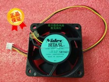 1PCS Nidec 6025 D06T-12PS5 03A DC12V 0.32A 60 25mm 3-wire Axial-Flow Cooling Fan