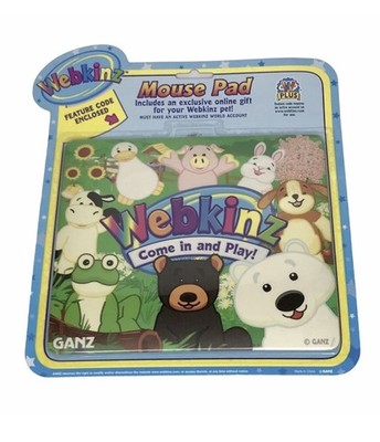 Webkinz Mouse Pad Feature Code Enclosed Cow Dog Duck Pig New Sealed