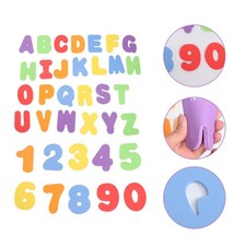 Colorful 36Pcs Eva Bath Toys Reusable Alphabet Letters Educational Set