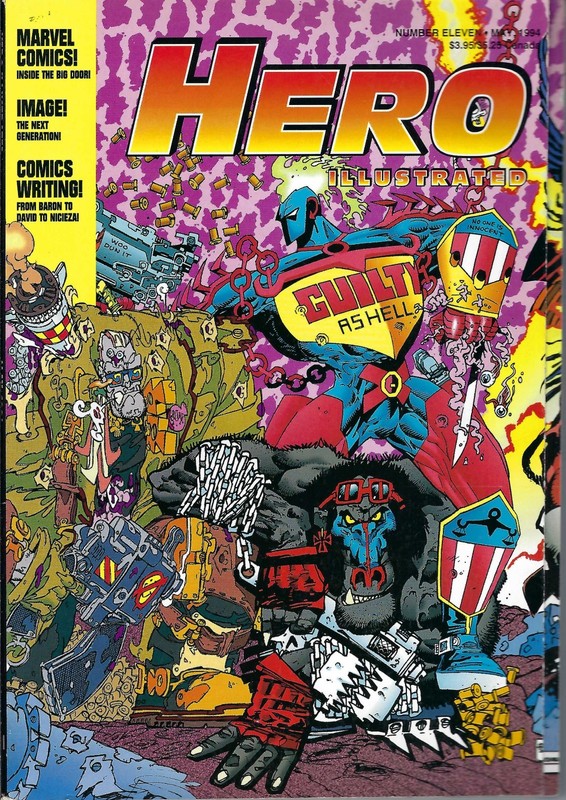 Hero ILLUSTRATED, Number 11, May 1994 Special Tri-fold  Cover