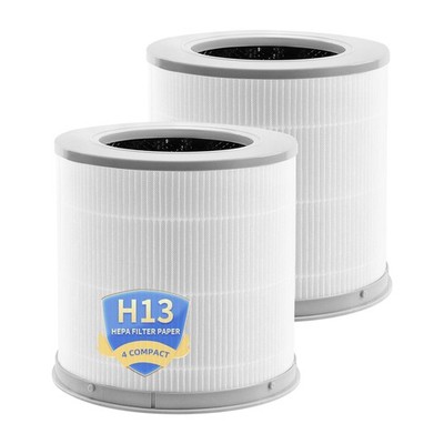 Mi 4 Filter With XIAOMI 4 Compact Purifier,H13 HEPA 3-Layer Filteration Activ...