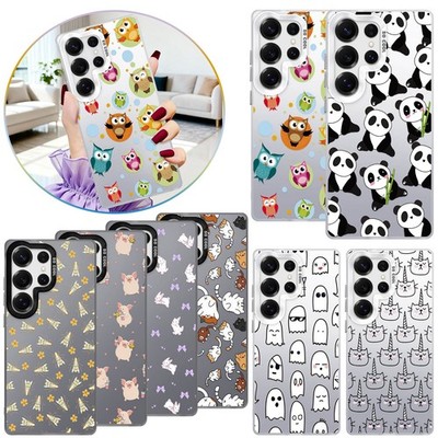 Stylish Animal Phone Case For Samsung S25 Ultra S24 S26 S21 S23 Shockproof Cover