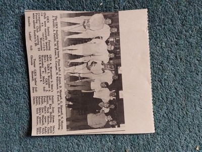 Sa12 Ephemera 1971 Bild Gkn Sankey Fecht Team N Cooper M Wilkinson G Ford 