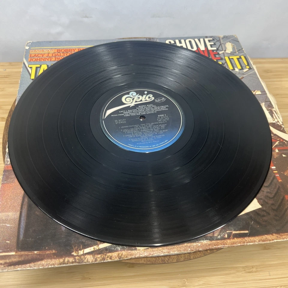 Take This Job And Shove It Original Motion Picture Soundtrack LP Epic Records VG - Image 4 of 4