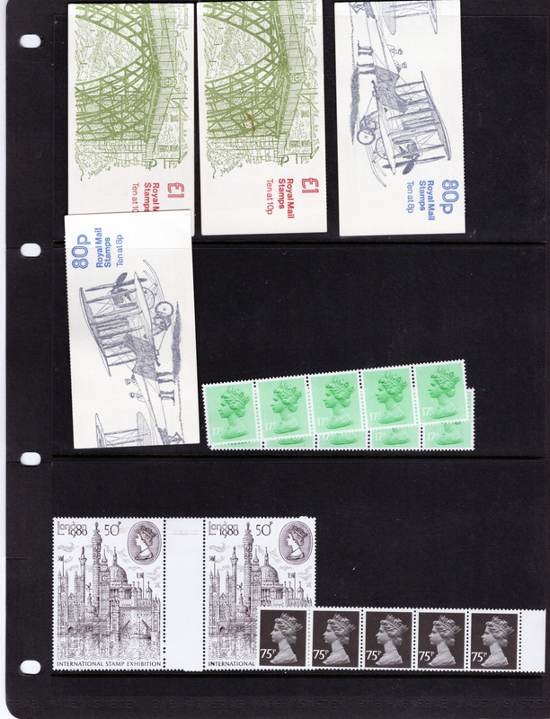 GREAT BRITAIN STAMPS BOOKLETS ETC.