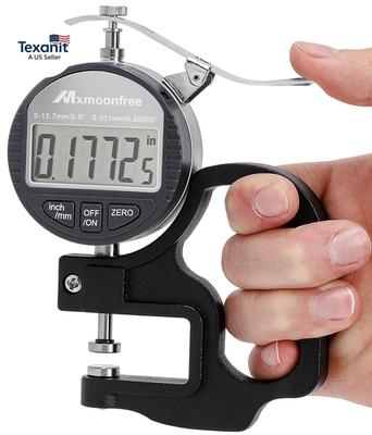 #ad #ad Digital Thickness Gauge 0.001Mm 0.00005quot; 0 12.7Mm 0.5quot; Electronic Micrometer T $82.91