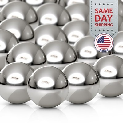 (100) 3/4'' Inch Chrome Steel Bearing Balls (G25 Precision - AISI 52100)