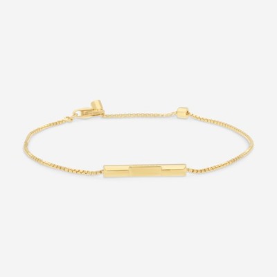 Gucci Link to Love 18K Yellow Gold Bracelet YBA662106001016 Size S MSRP $1,250