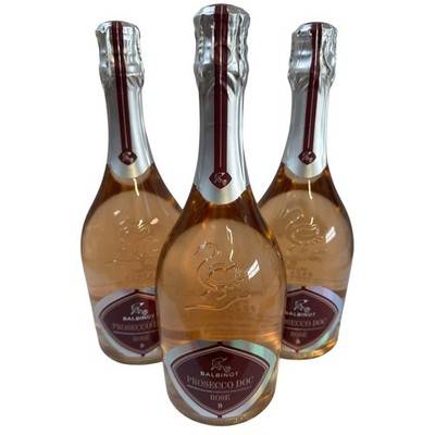 Le Manzane, Prosecco Rosé Millesimato Brut DOC 2024, 3 x 0,75L, Rosé-Schaumwein