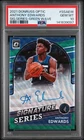 2021 PANINI DONRUSS OPTIC SIGNATURE SERIES #SSAEW ANTHONY EDWARDS PSA 10 AUTO