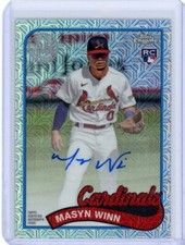 2024 Topps Series 2 Mojo Chrome 1989 35th Anniversary - Masyn Winn RC Auto