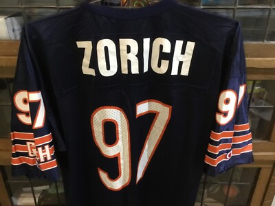 VTG Chris Zorich #97 Chicago Bears CHAMPION Navy Jersey SZ 48 (L