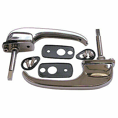 Pair Of Chrome Outer Door Handles For 1947-1951 Chevy & GMC Pickup Trucks - New Reproduction