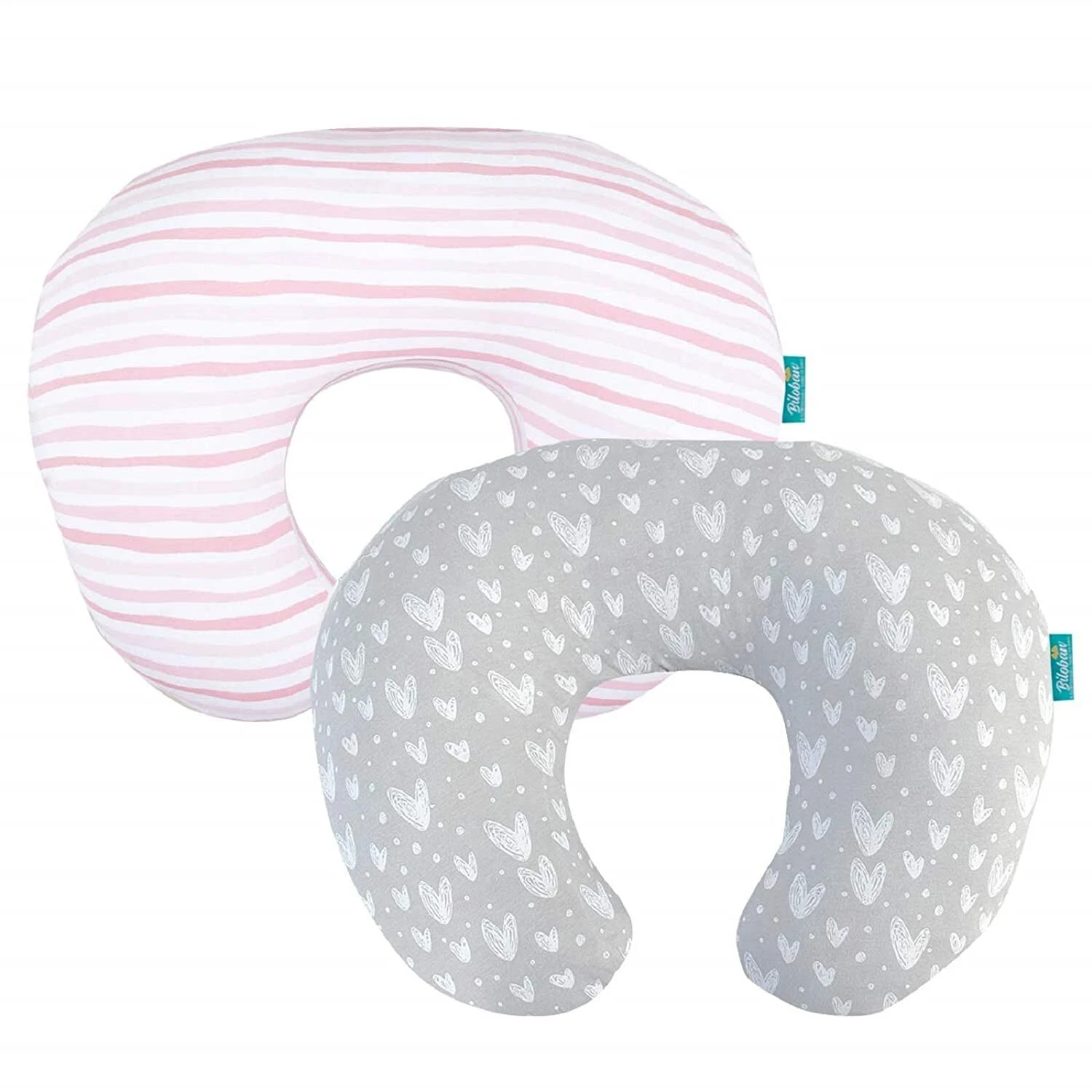 Organic Cotton Nursing Pillow Cover Breastfeeding Pillow Cover Soft 2 Pack
Opens in a new window or